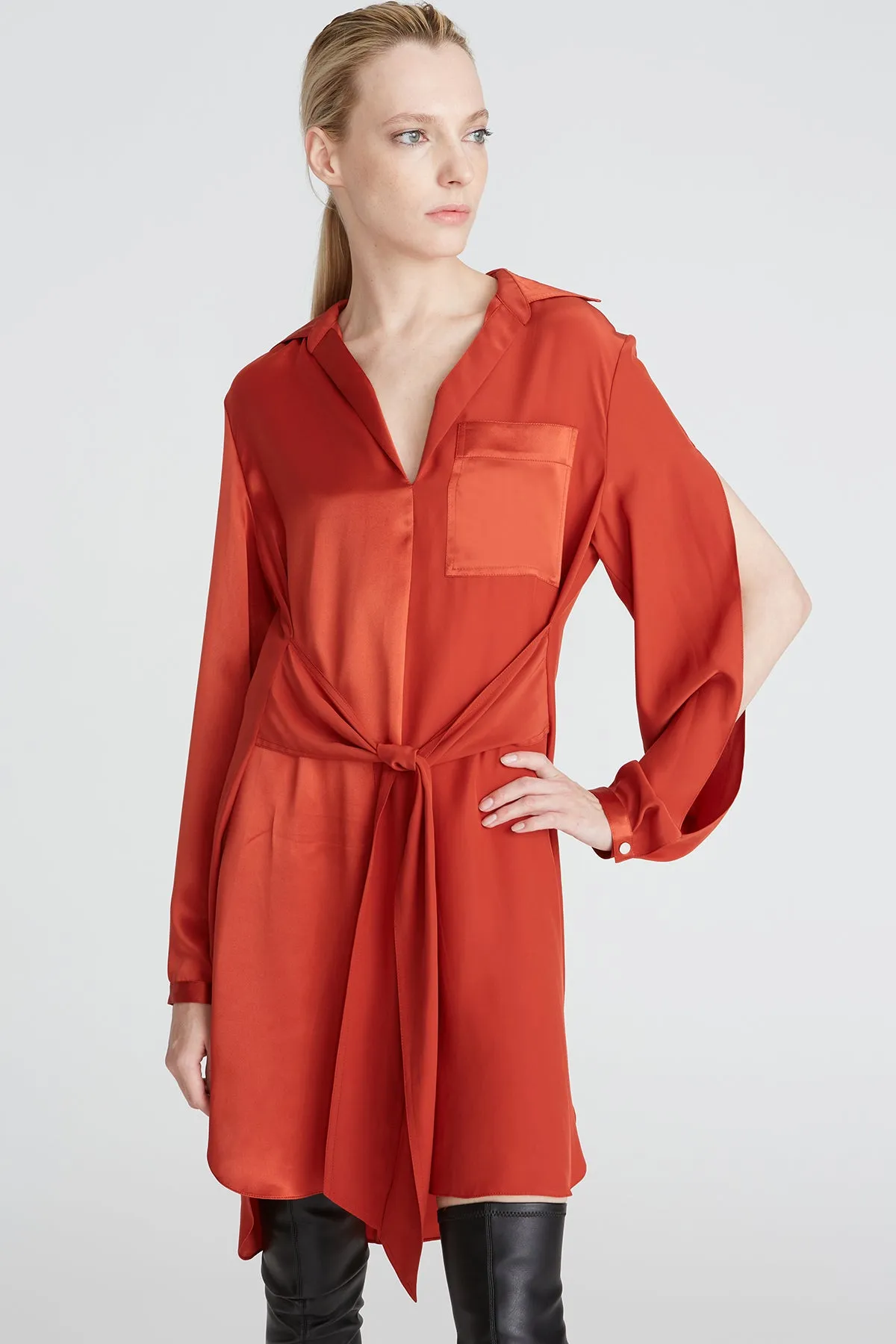 Janelle Charmeuse Dress sold by H by Halston product image thumbnail 2