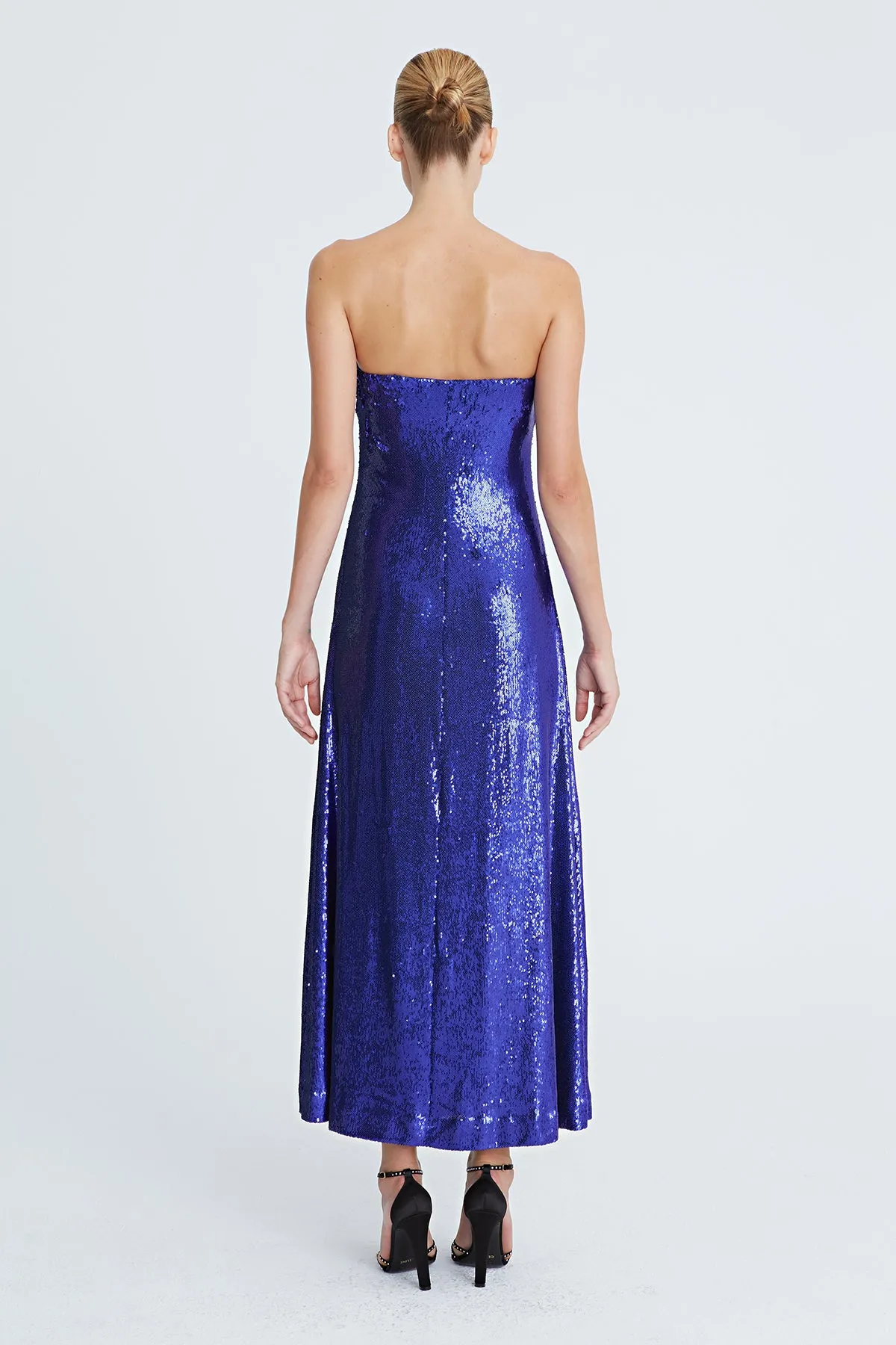 Talia Sequin Bustier Cocktail sold by H by Halston product image thumbnail 3