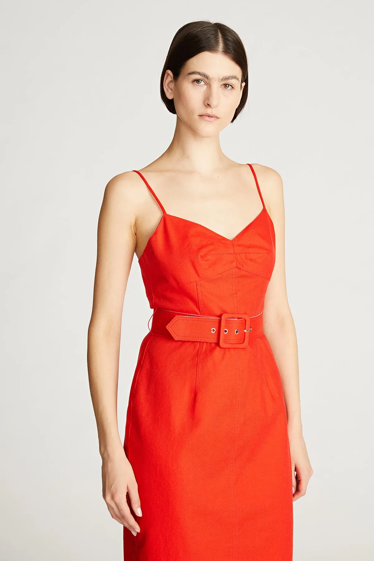 Aryelle Dress In Linen Suiting sold by H by Halston product image thumbnail 2