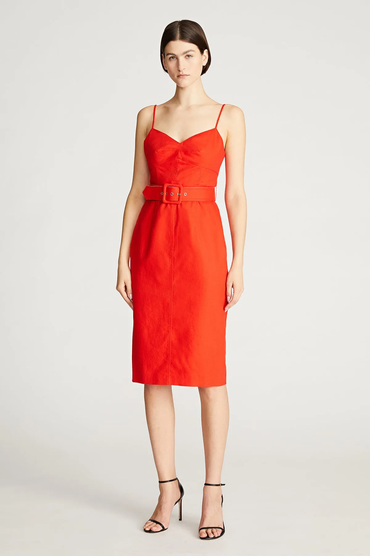 Aryelle Dress In Linen Suiting sold by H by Halston product image thumbnail 4