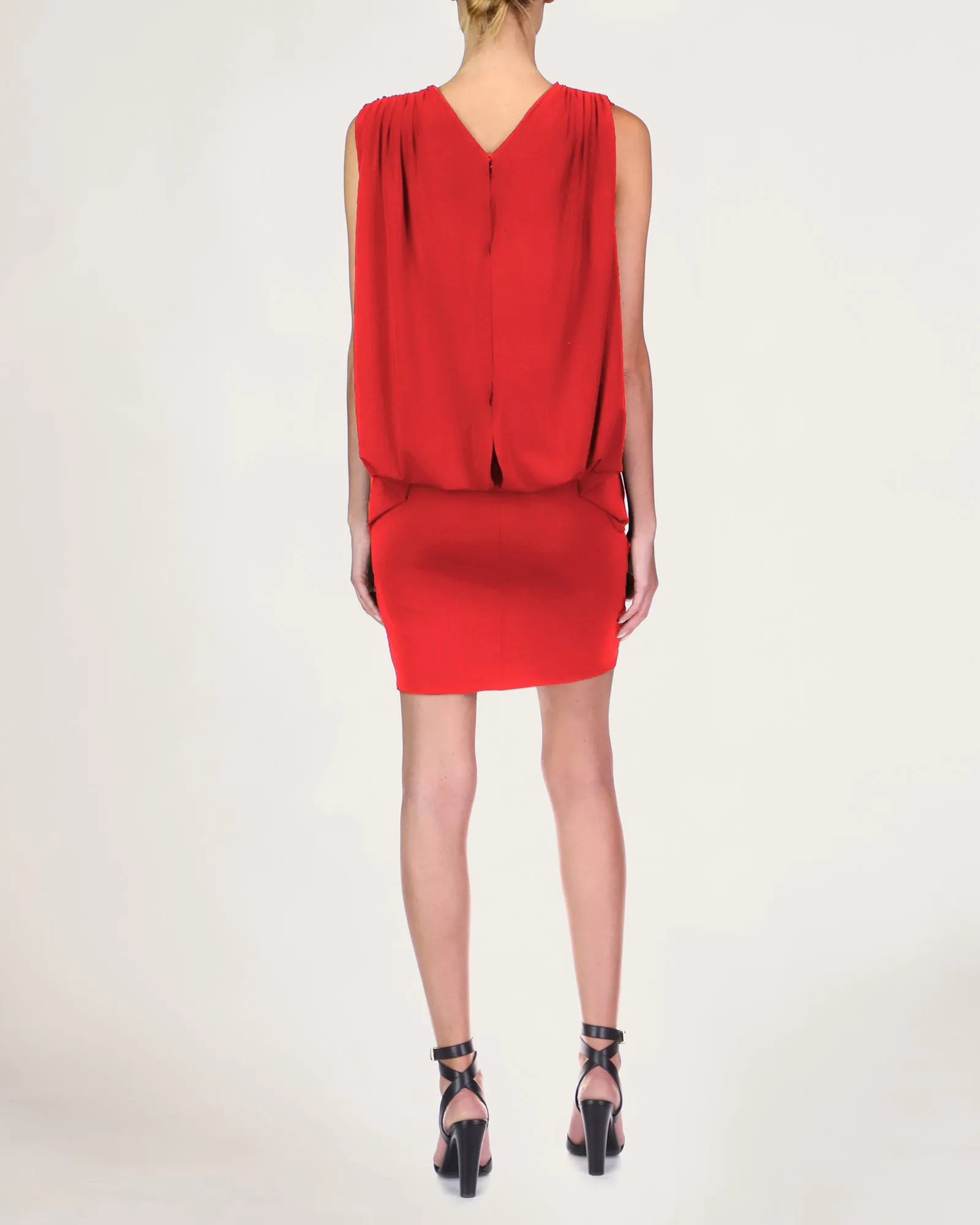 Ria V Neck Jersey Dress sold by H by Halston product image thumbnail 2