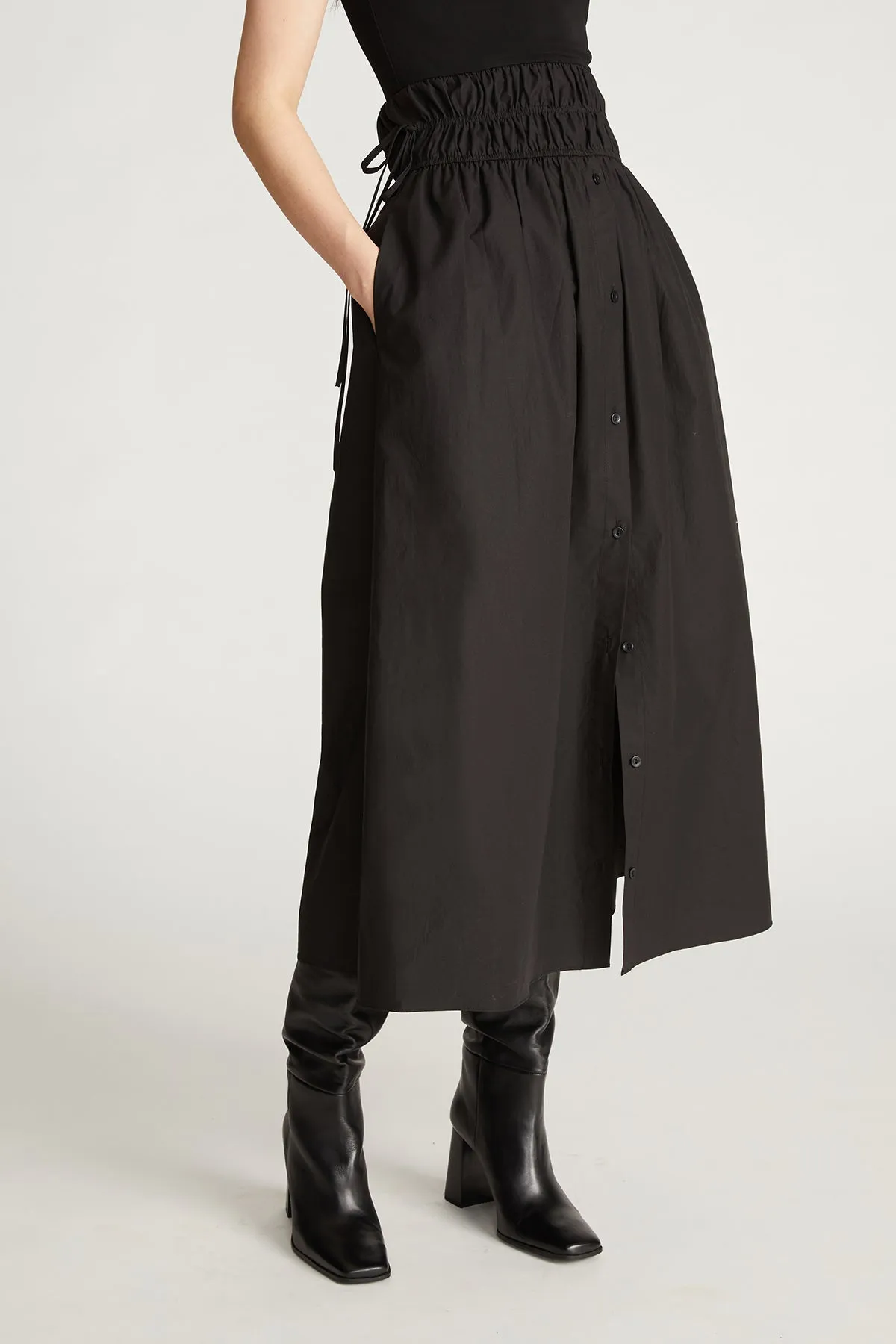 Shea Dress In Jersey & Cotton sold by H by Halston product image thumbnail 4