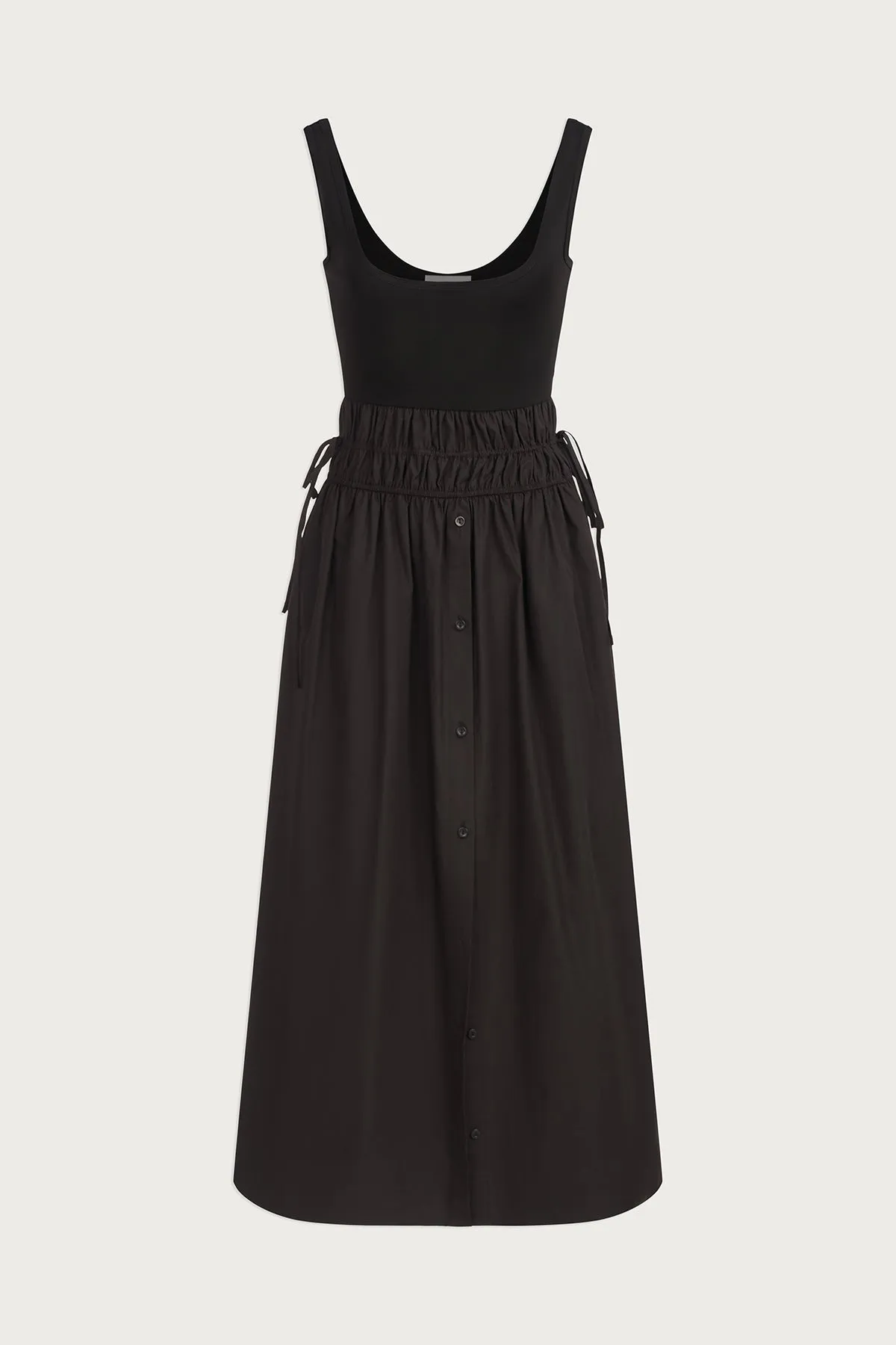 Shea Dress In Jersey & Cotton sold by H by Halston product image thumbnail 5