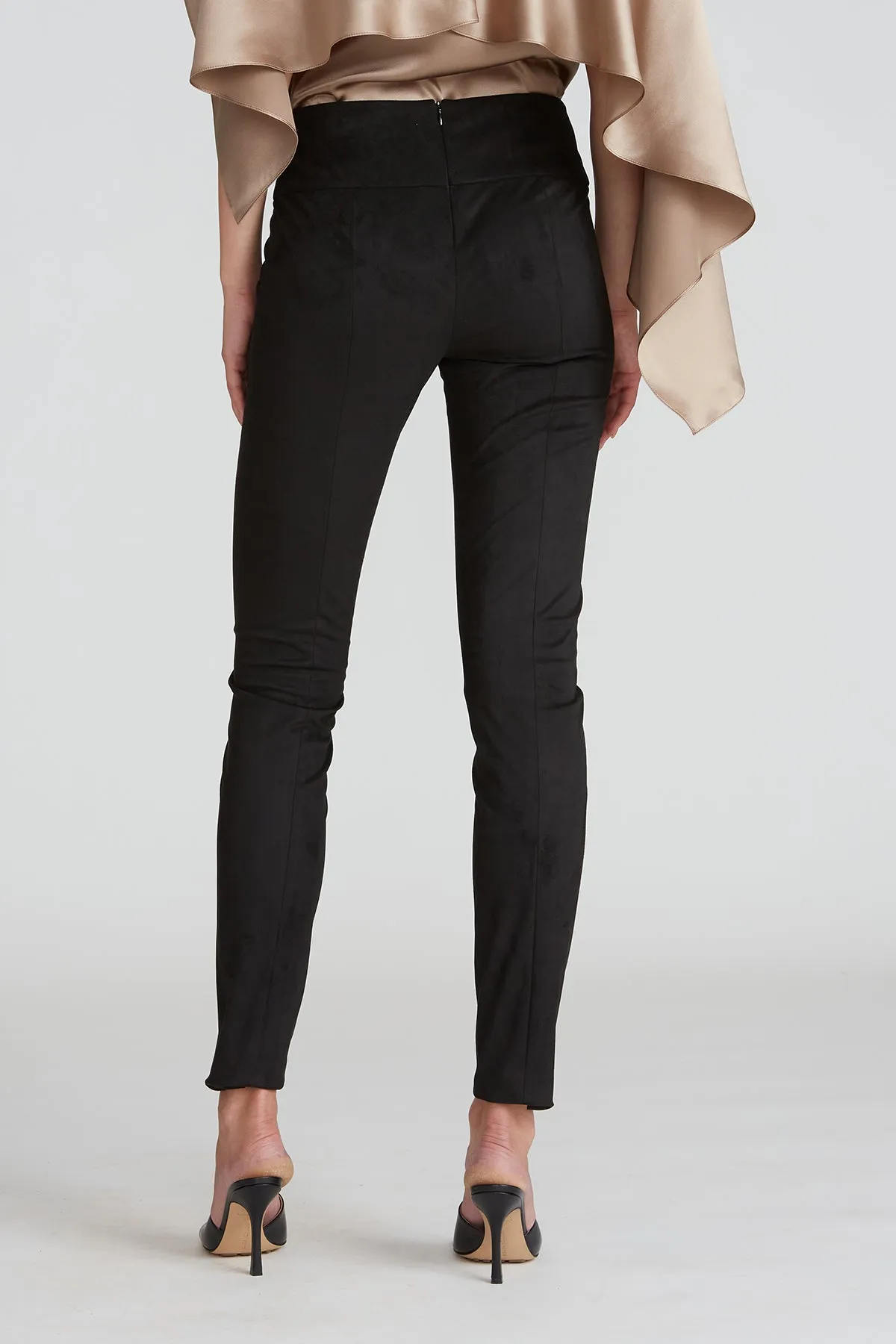 Kyra Suede Pant sold by H by Halston product image thumbnail 4