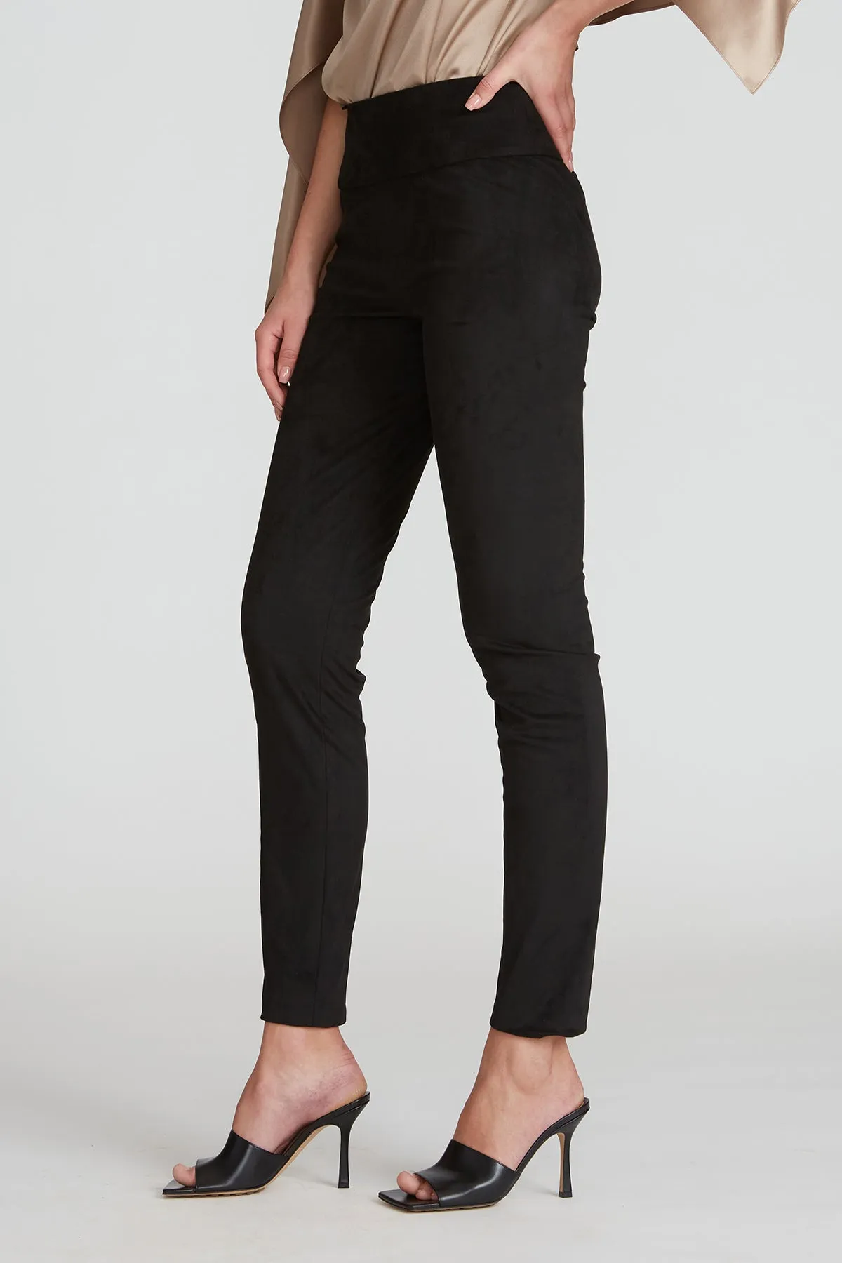 Kyra Suede Pant sold by H by Halston product image thumbnail 2