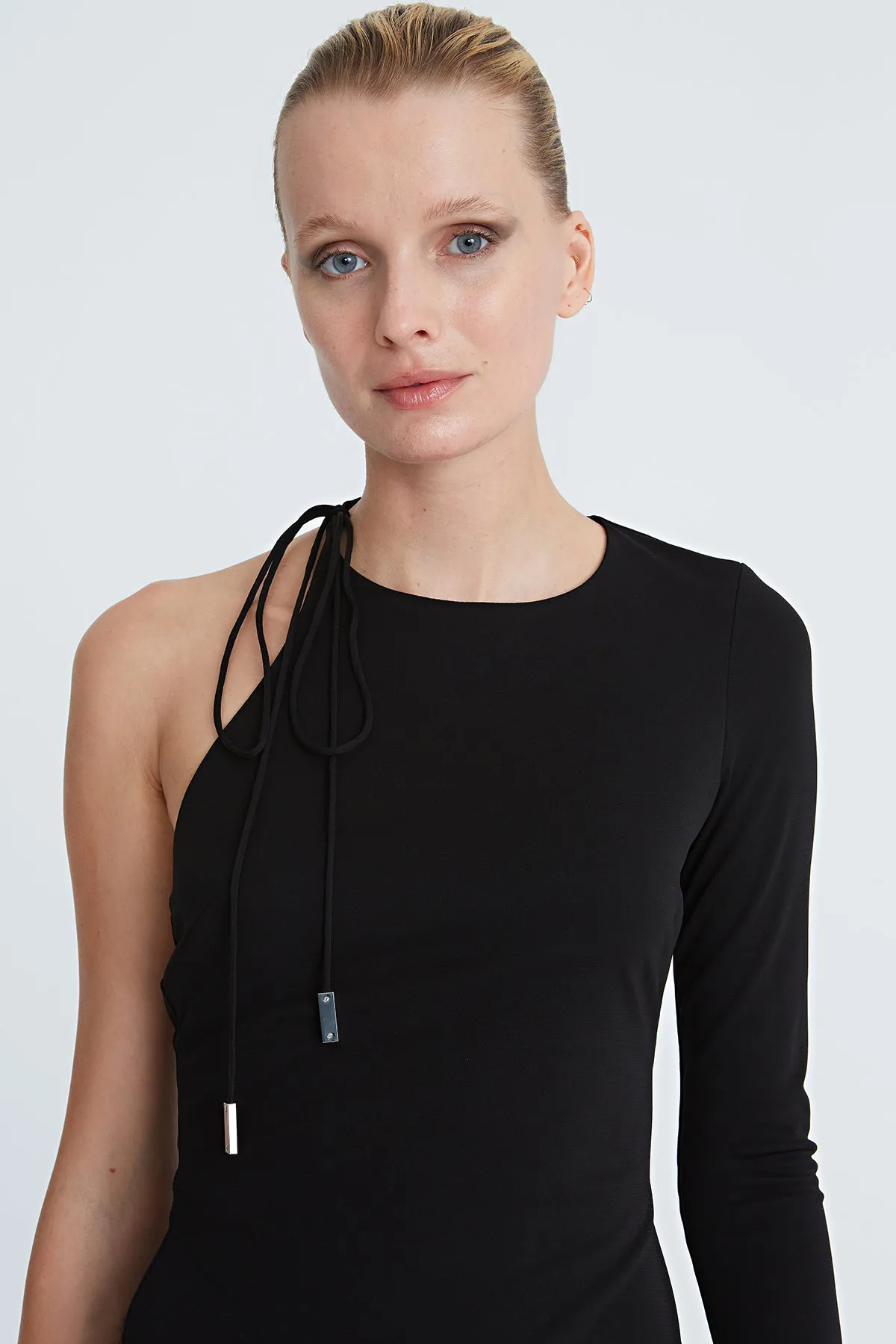 Kayleigh Jersey Open Back Mini sold by H by Halston product image thumbnail 4