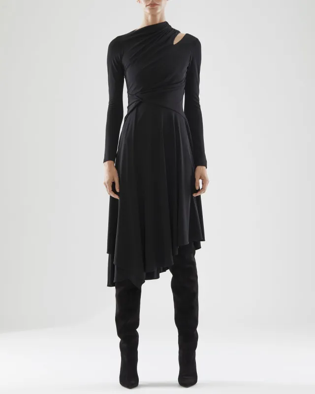 Prisma Jersey Dress sold by H by Halston