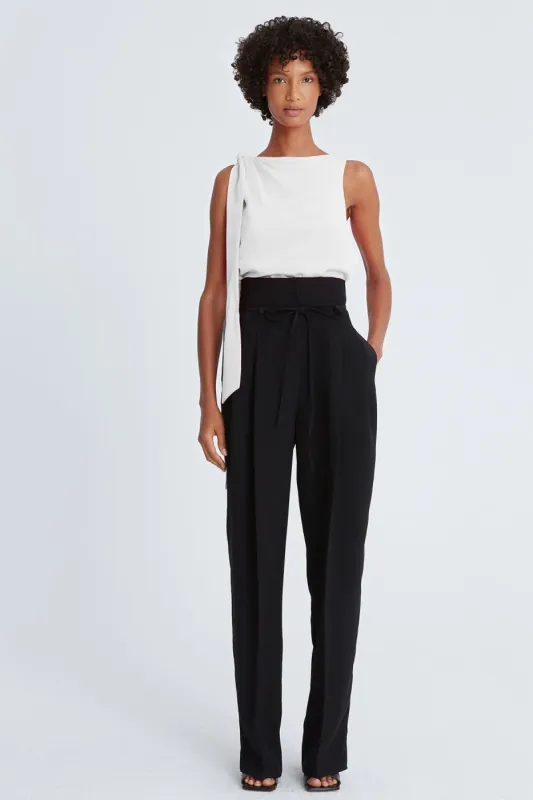 Iliana Crepe Draped Top sold by H by Halston