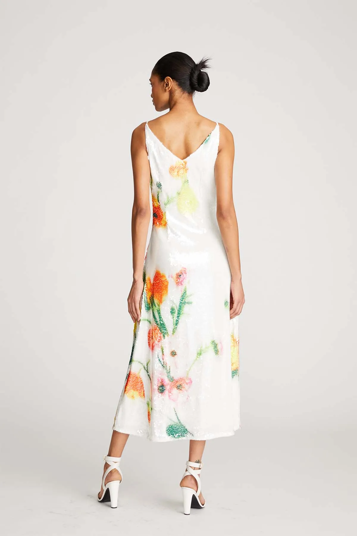 Caralyn Dress in Floral Sequin sold by H by Halston product image thumbnail 3