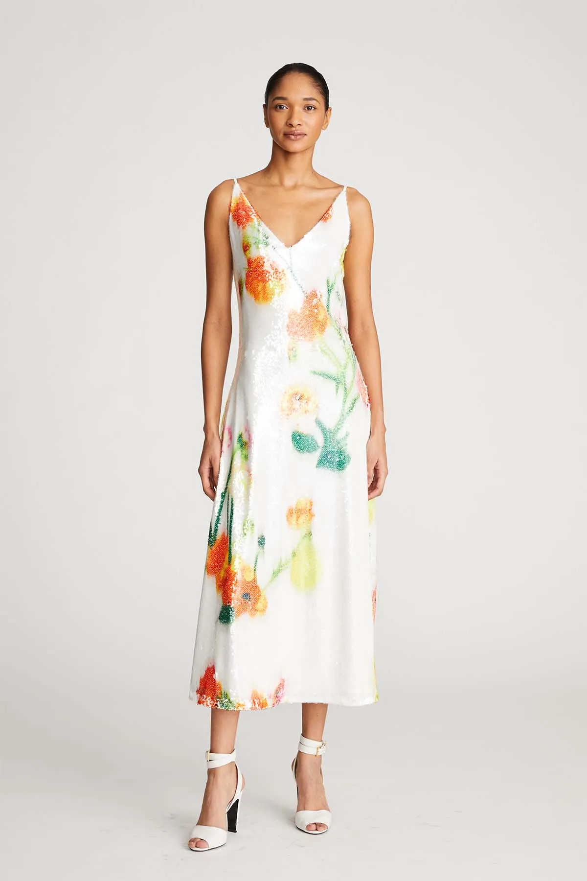 Caralyn Dress in Floral Sequin sold by H by Halston product image thumbnail 2