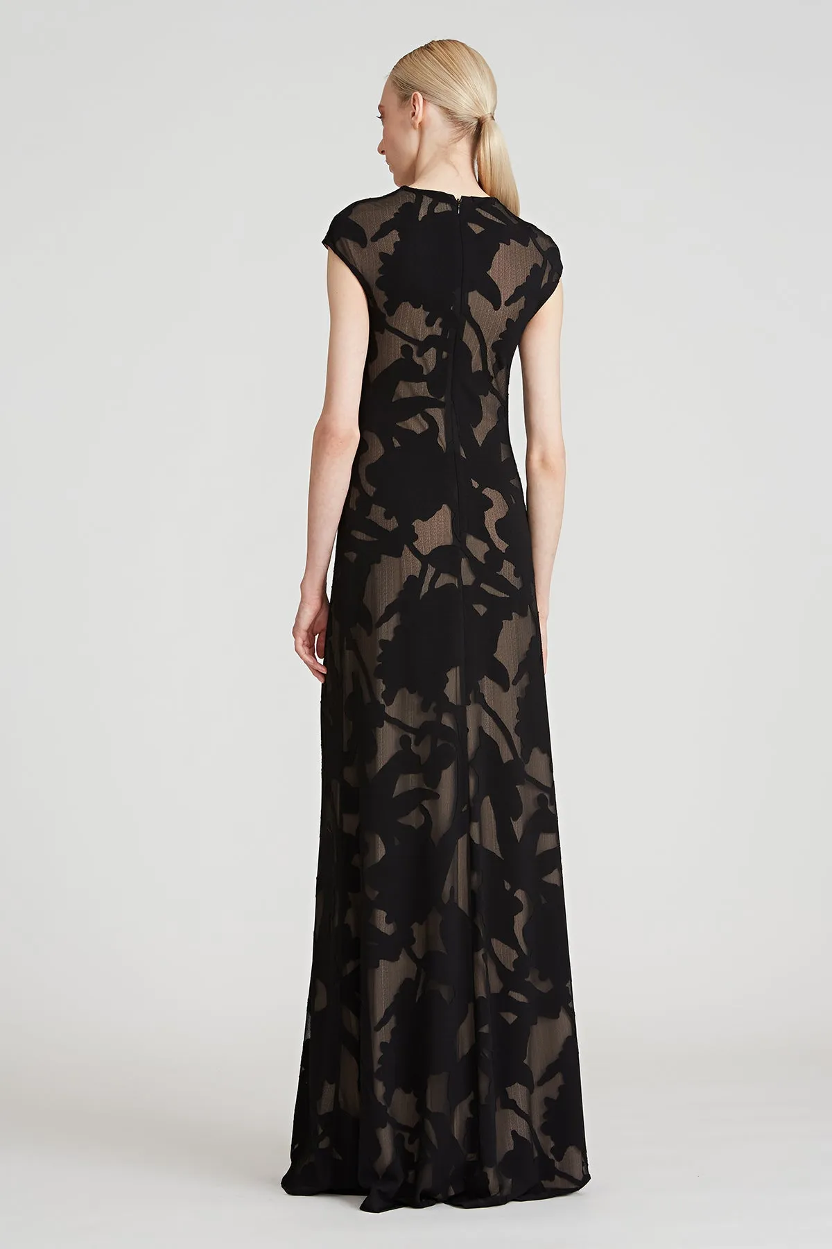 Davin Burnout Gown sold by H by Halston product image thumbnail 2