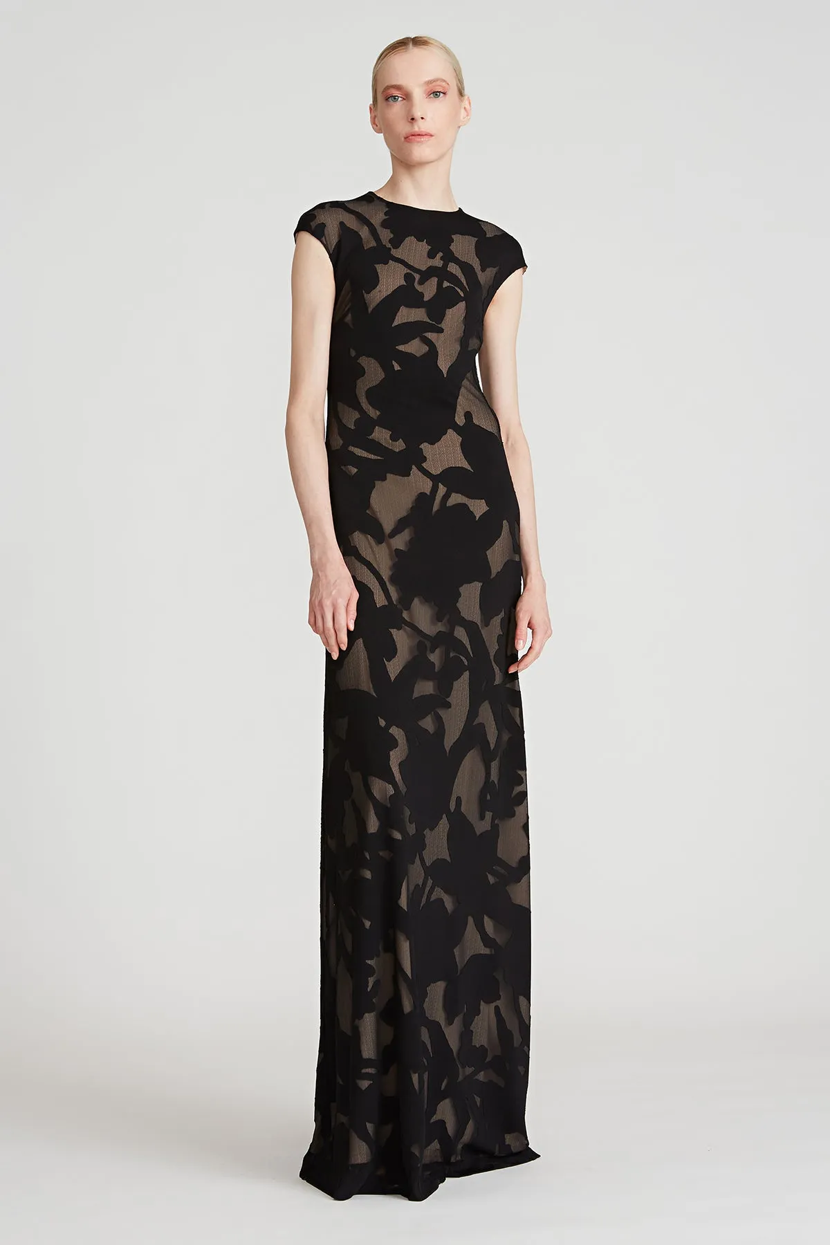 Davin Burnout Gown sold by H by Halston