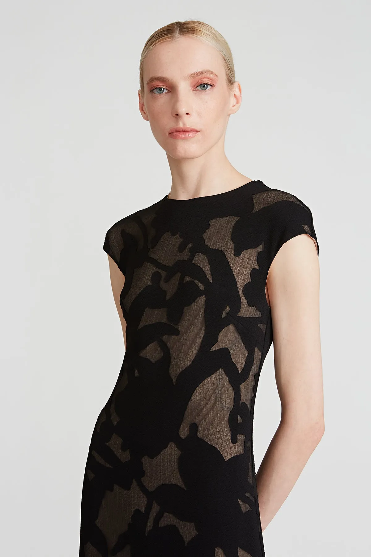 Davin Burnout Gown sold by H by Halston product image thumbnail 4