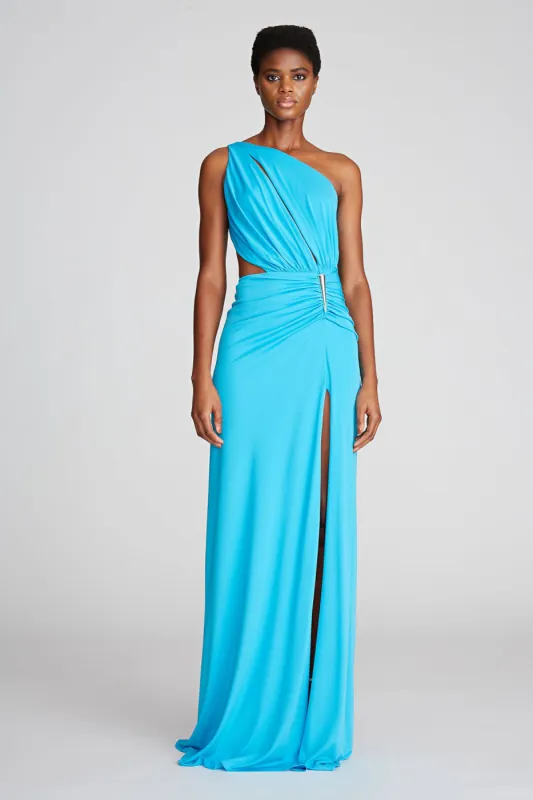 Ivanna Gown In Matte Jersey sold by H by Halston
