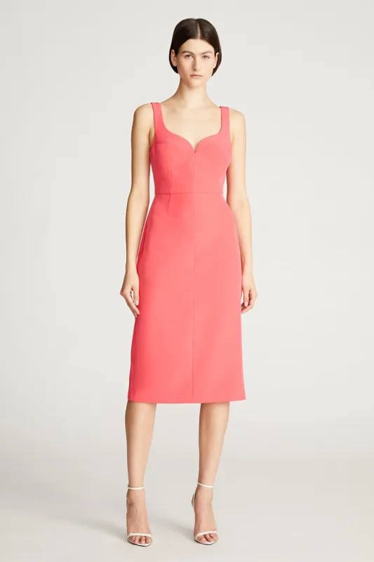 Kaylie Dress In Stretch Crepe sold by H by Halston