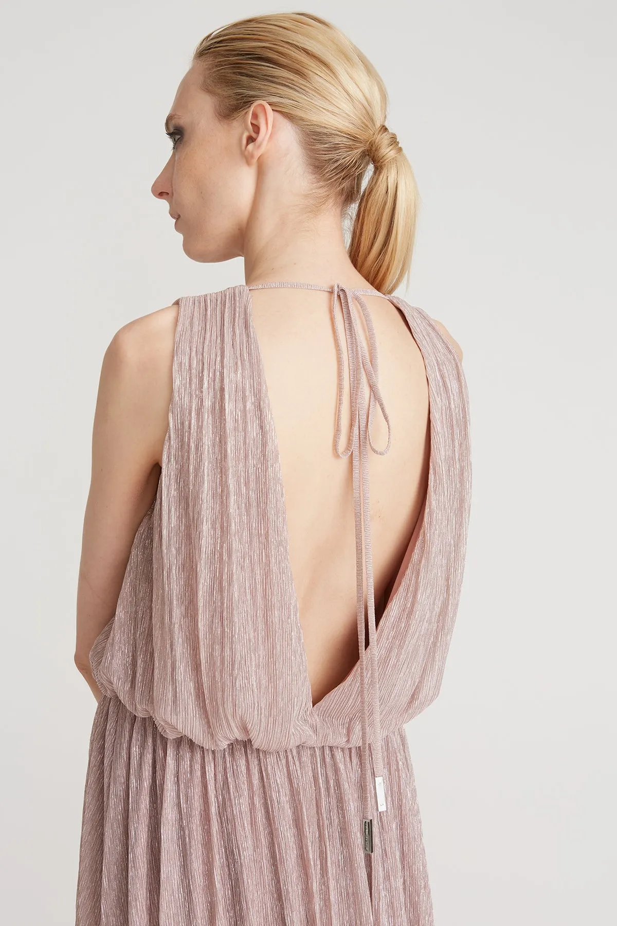 Adler Shimmer Jersey Gown sold by H by Halston product image thumbnail 3