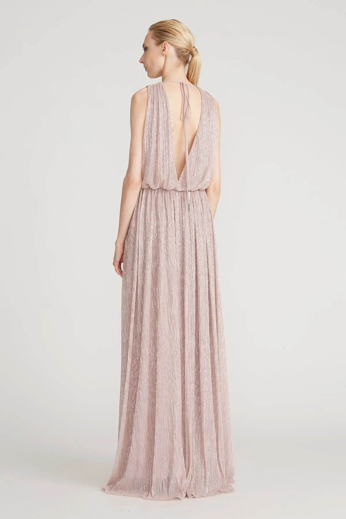 Adler Shimmer Jersey Gown sold by H by Halston product image thumbnail 4