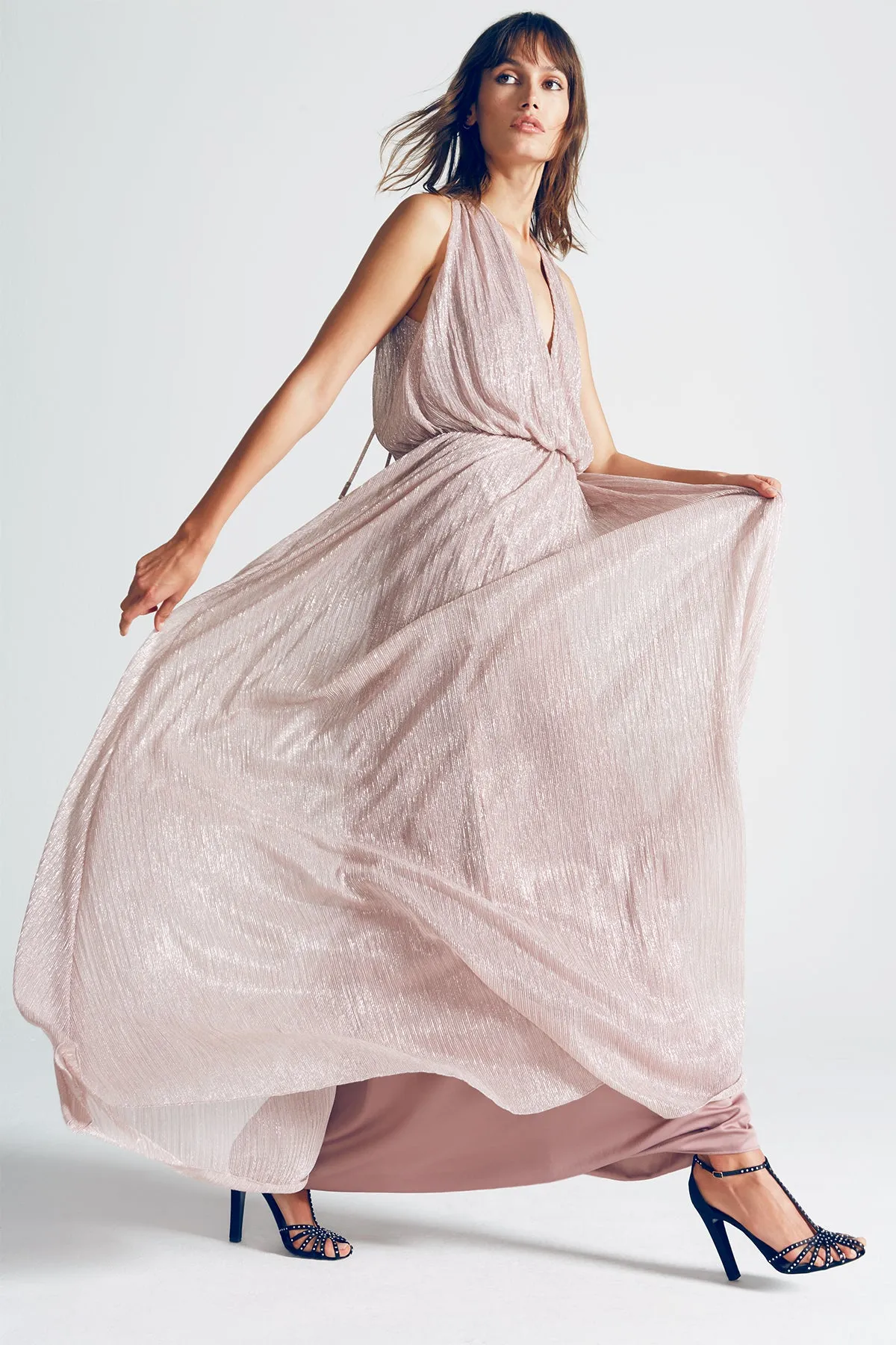 Adler Shimmer Jersey Gown sold by H by Halston product image thumbnail 2