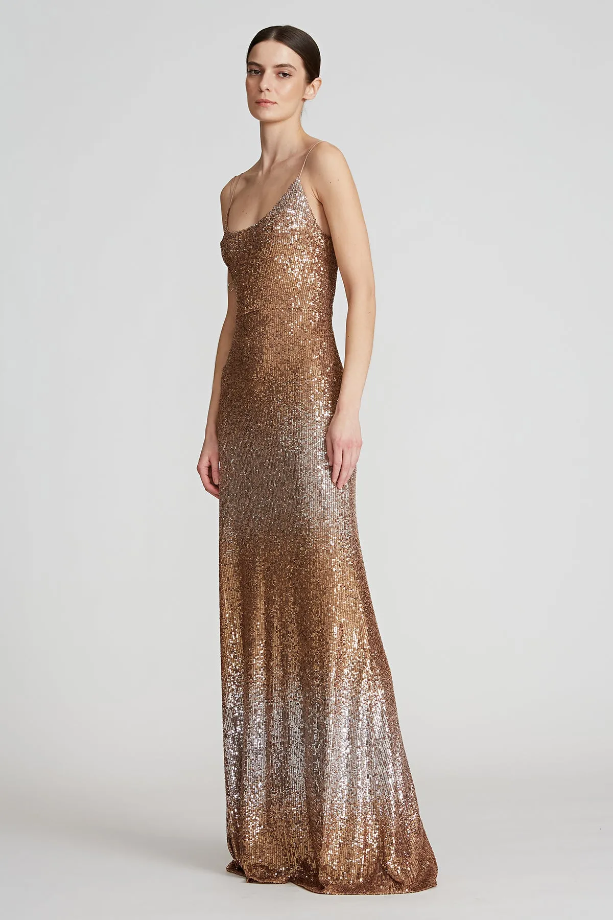 Norah Ombre Sequin Gown sold by H by Halston product image thumbnail 3