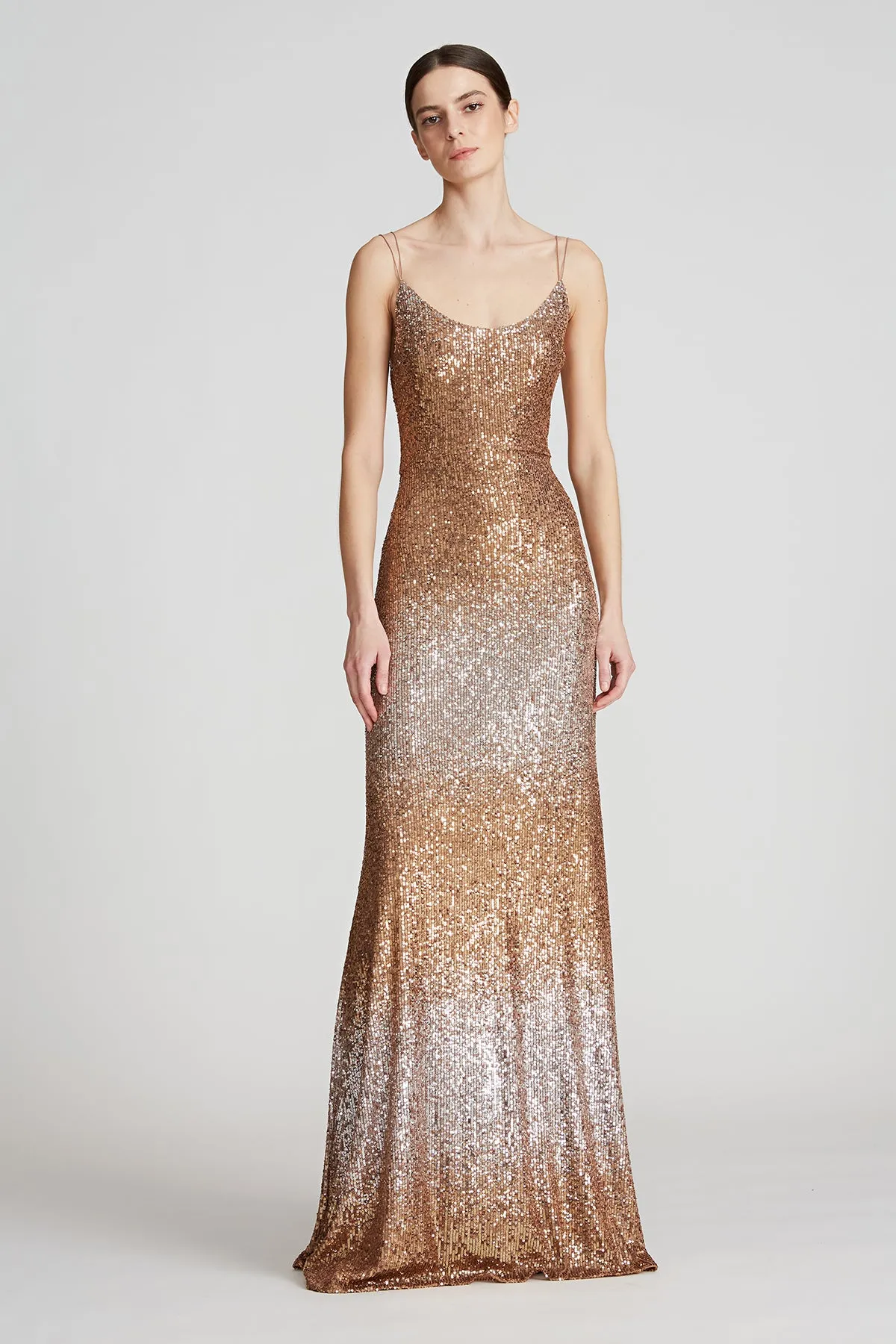 Norah Ombre Sequin Gown sold by H by Halston product image thumbnail 5