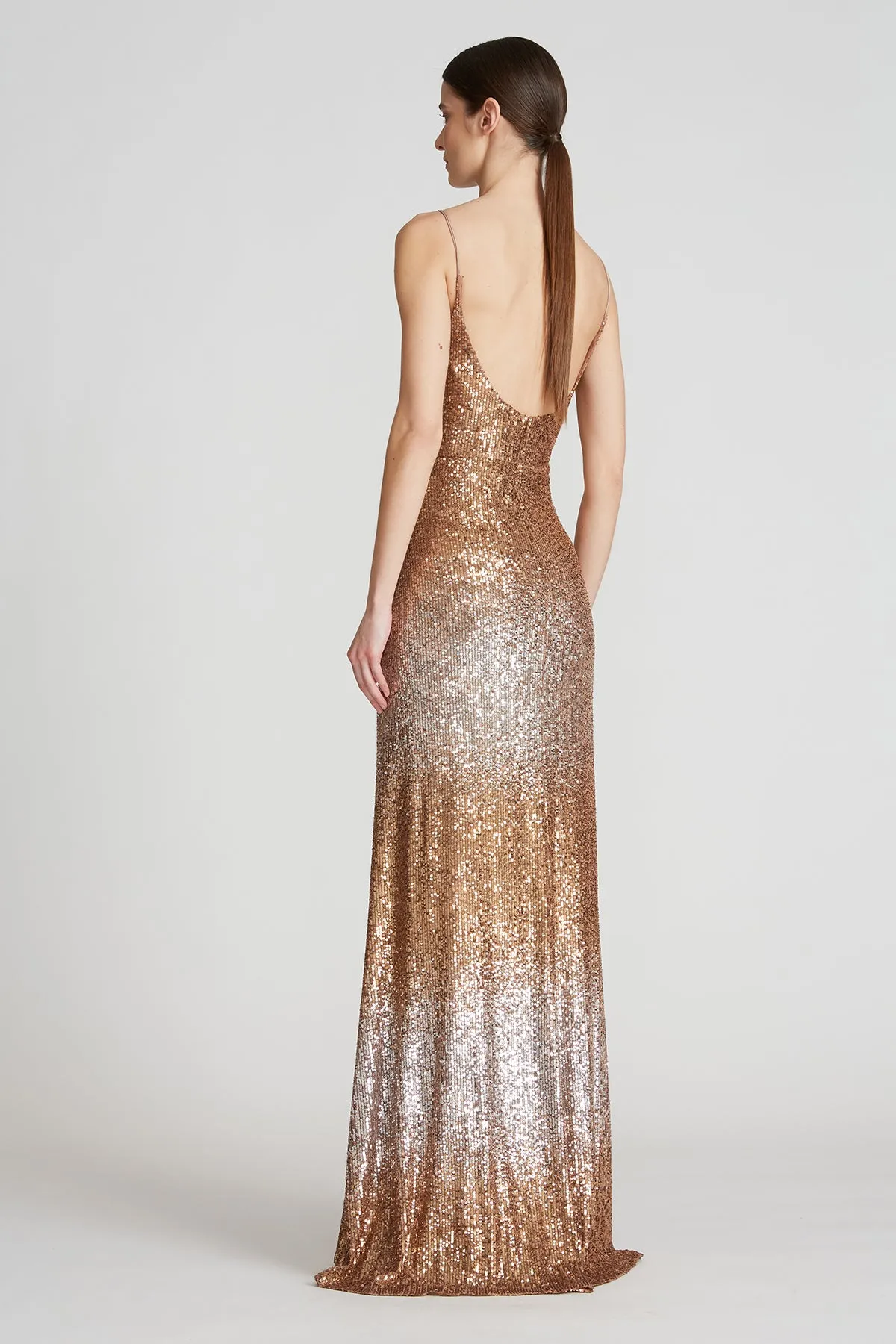 Norah Ombre Sequin Gown sold by H by Halston product image thumbnail 2