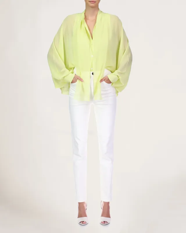 Hillary Overlay Top sold by H by Halston