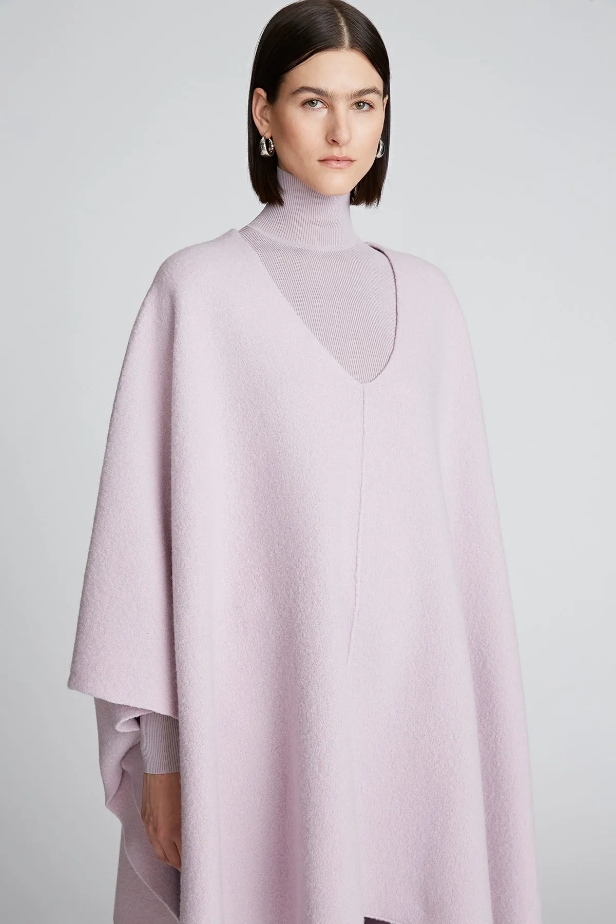 Bridget Poncho In Boiled Wool sold by H by Halston product image thumbnail 2