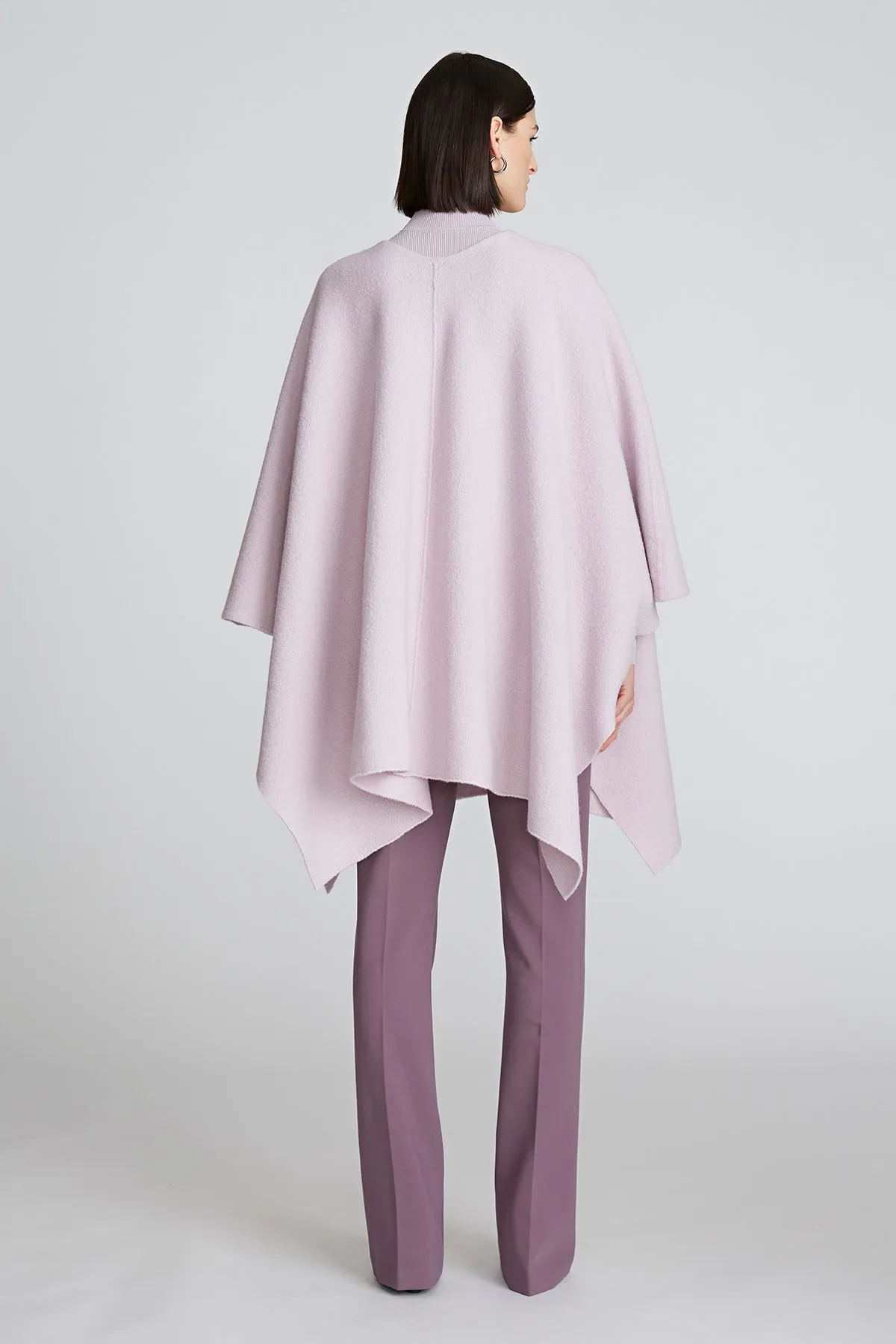 Bridget Poncho In Boiled Wool sold by H by Halston product image thumbnail 3