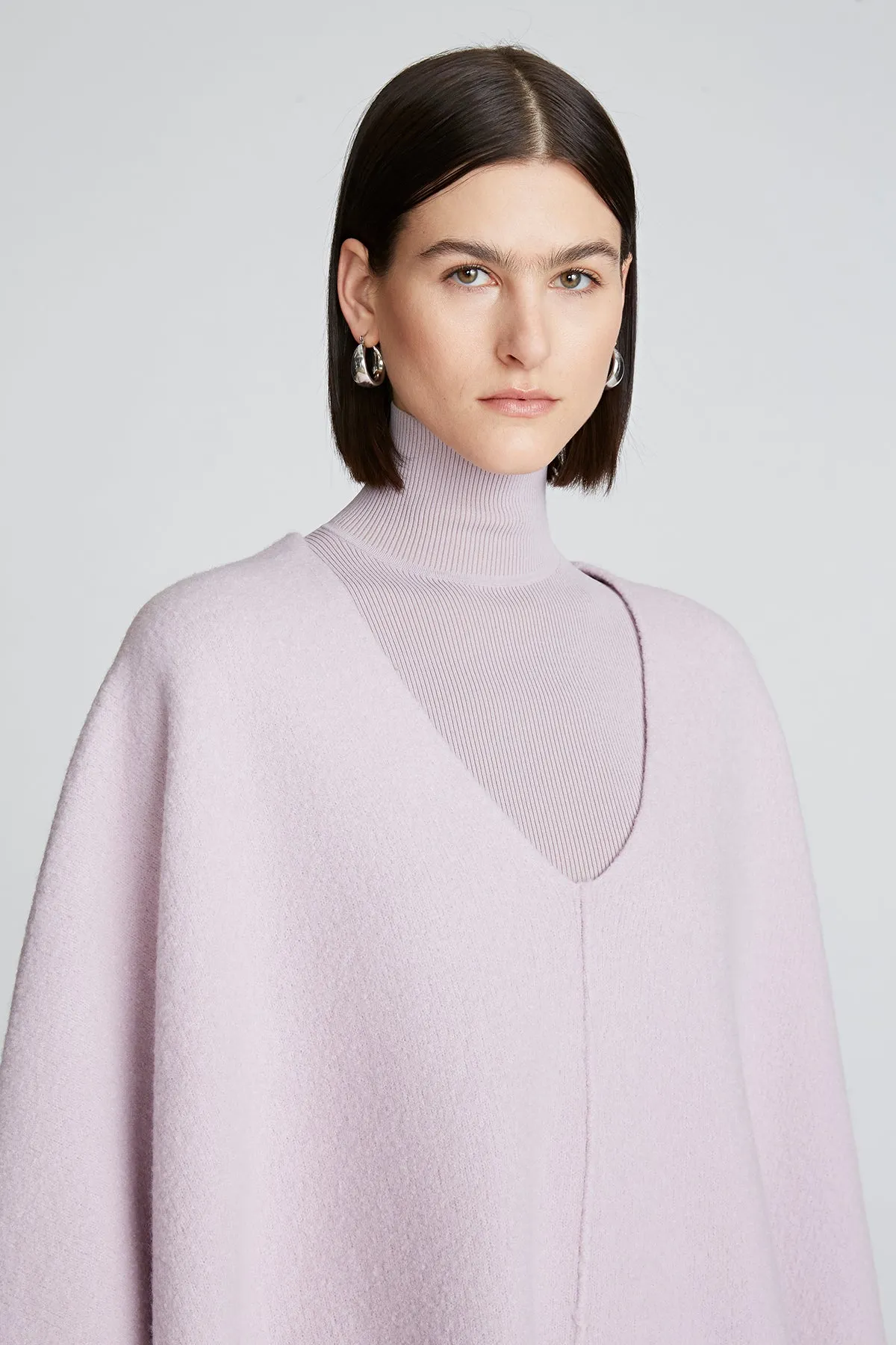 Bridget Poncho In Boiled Wool sold by H by Halston product image thumbnail 5