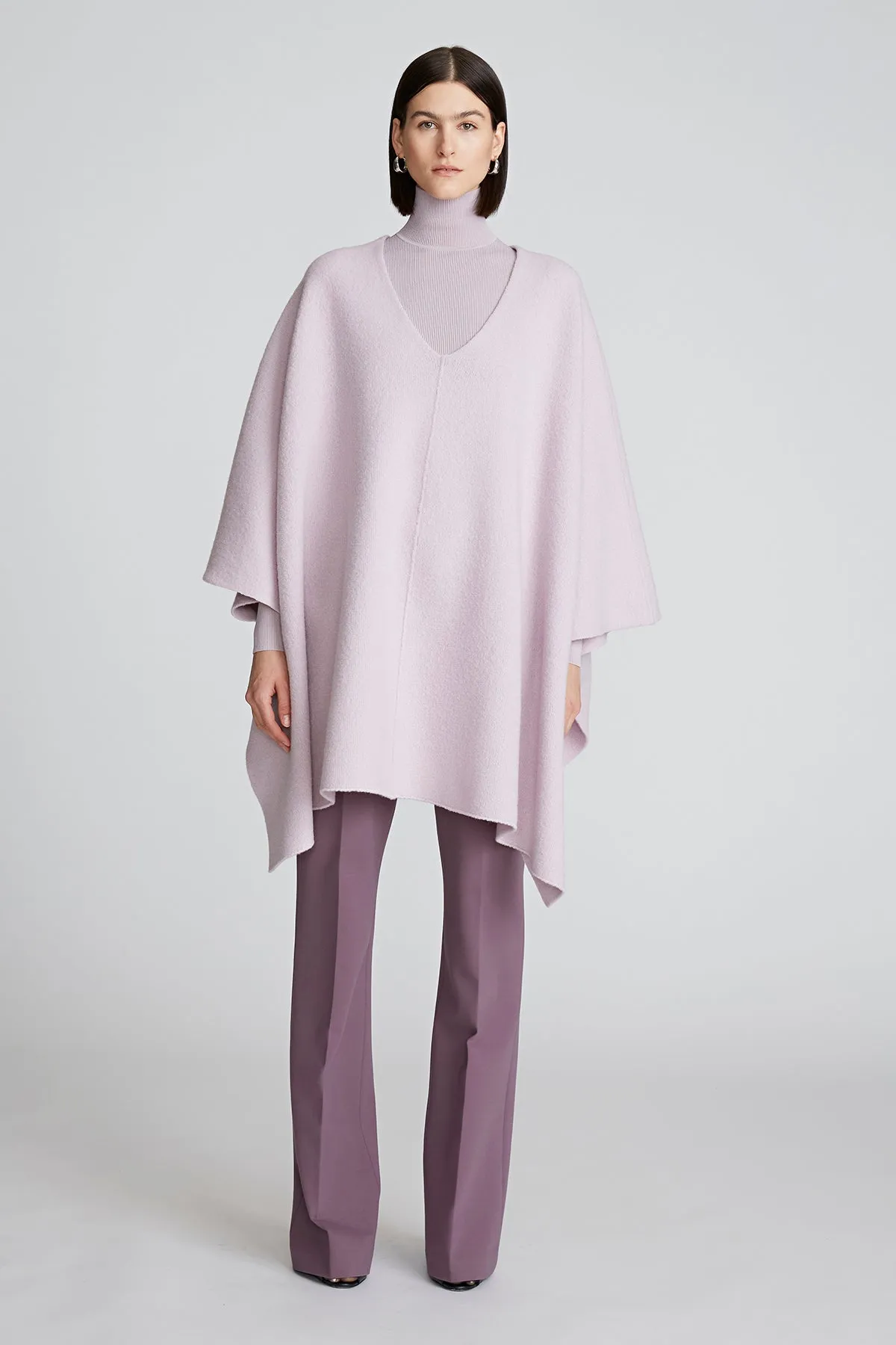 Bridget Poncho In Boiled Wool sold by H by Halston product image thumbnail 4