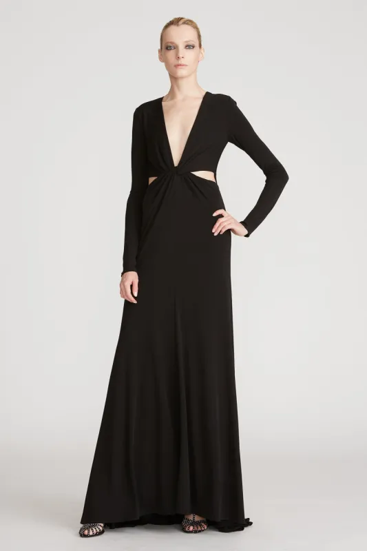 Andie Matte Jersey Twist Gown sold by H by Halston