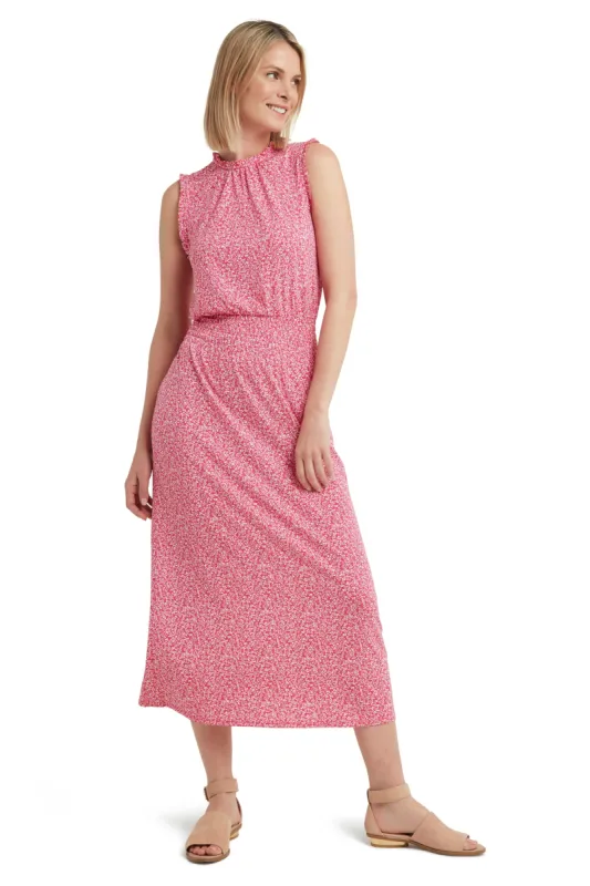 Smocked Waist Dress in Knit Jersey sold by H by Halston