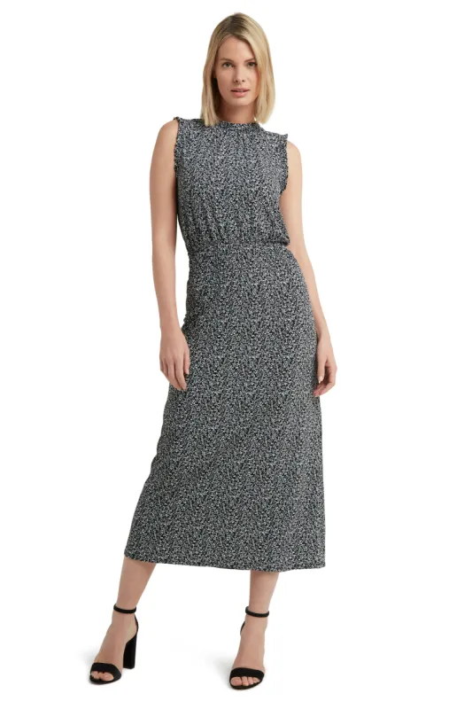 Smocked Waist Dress in Knit Jersey sold by H by Halston