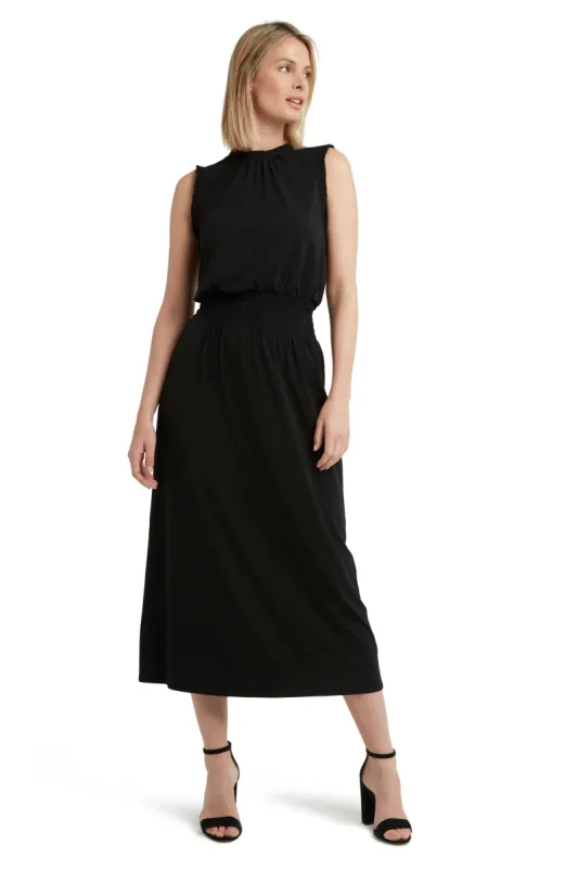 Smocked Waist Dress in Knit Jersey sold by H by Halston