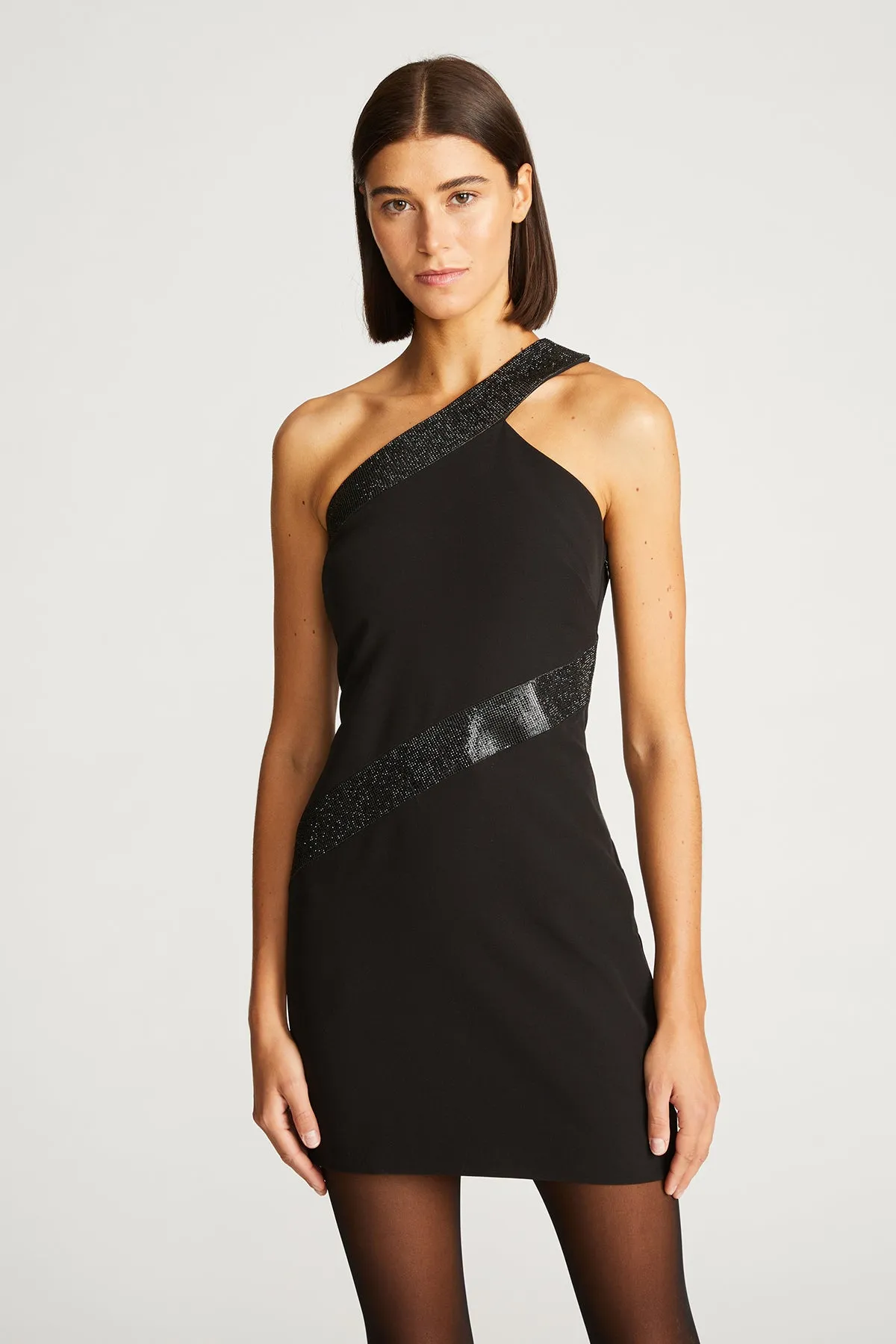 Auriel Dress In Stretch Crepe sold by H by Halston product image thumbnail 3