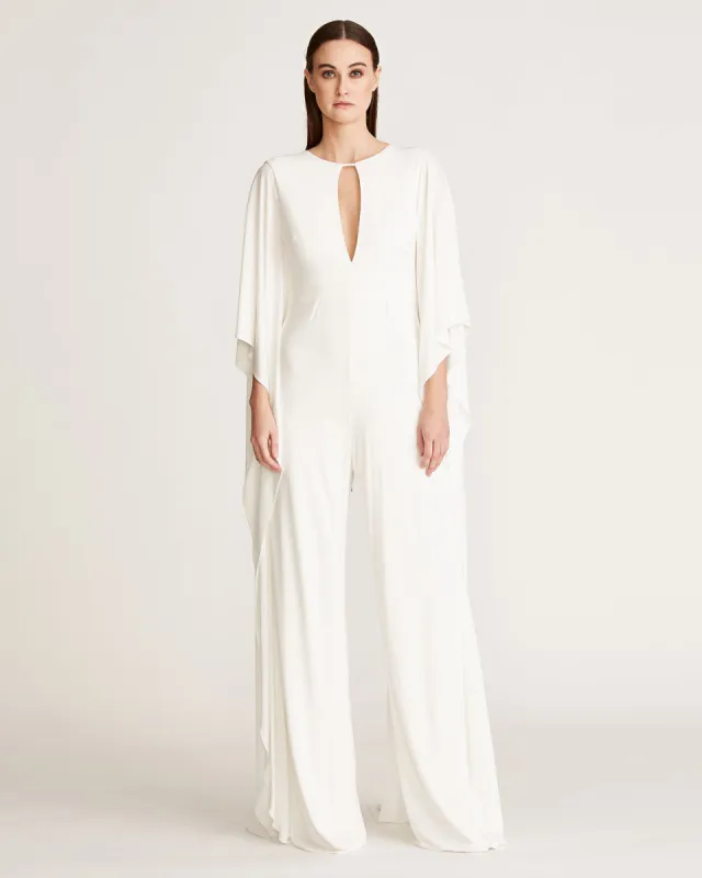 Brea Draped Jumpsuit sold by H by Halston