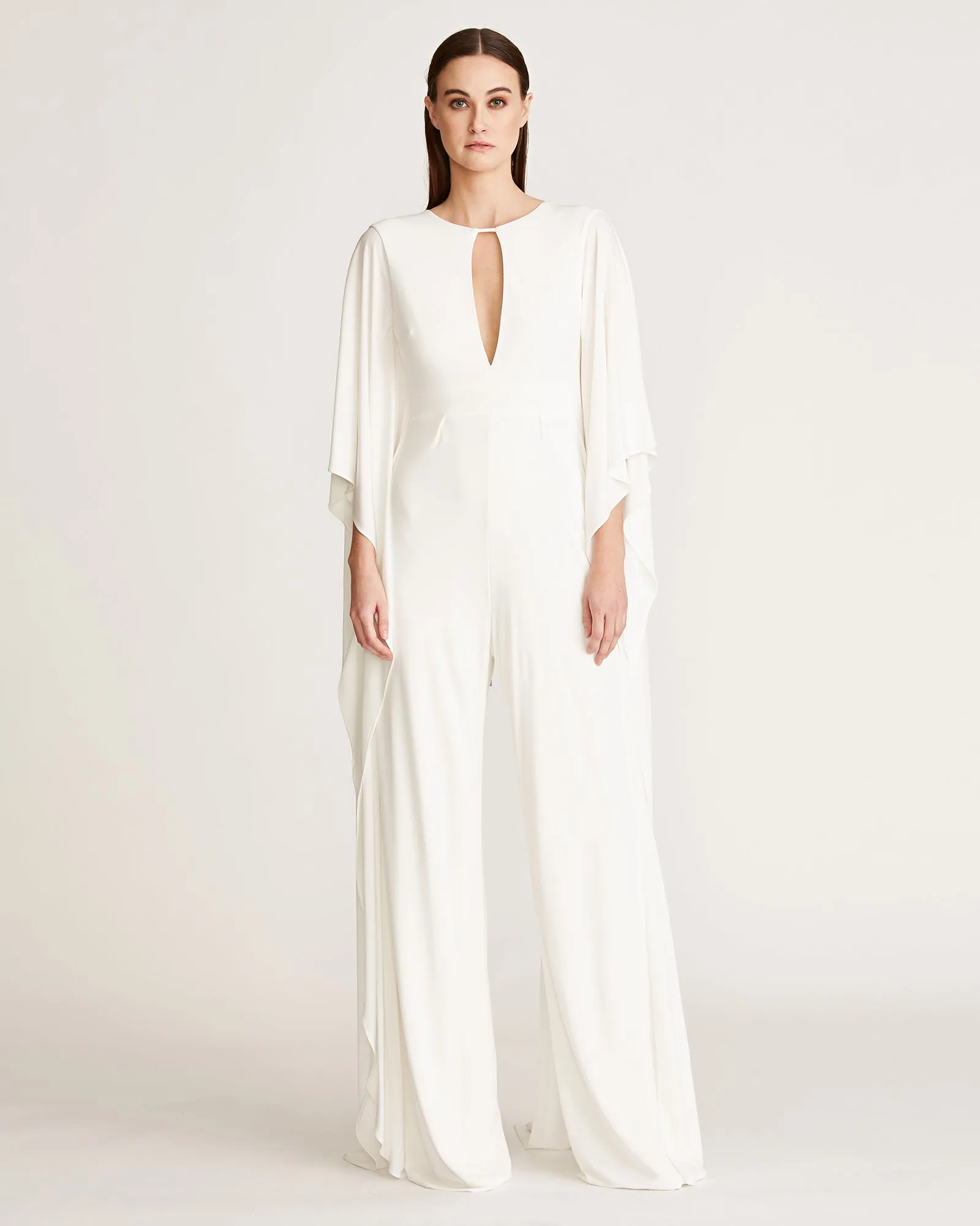 Brea Draped Jumpsuit sold by H by Halston