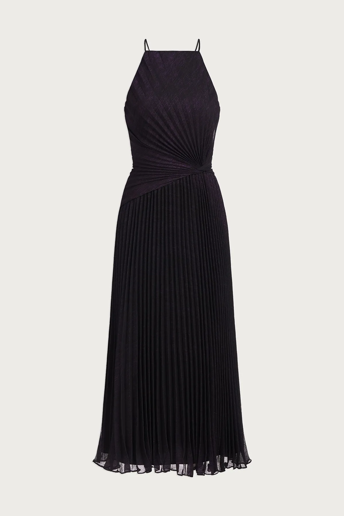 Serenity Dress In Foil Chiffon sold by H by Halston product image thumbnail 5