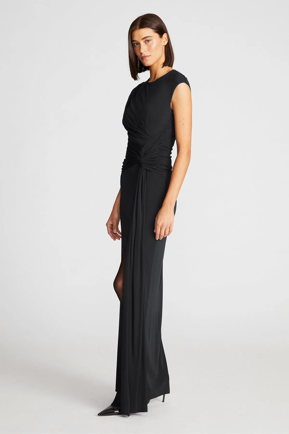Giovanna Gown In Matte Jersey sold by H by Halston product image thumbnail 3