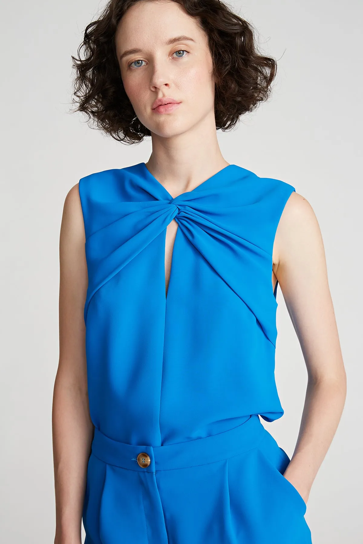 Faren Top In Fluid Crepe sold by H by Halston product image thumbnail 5