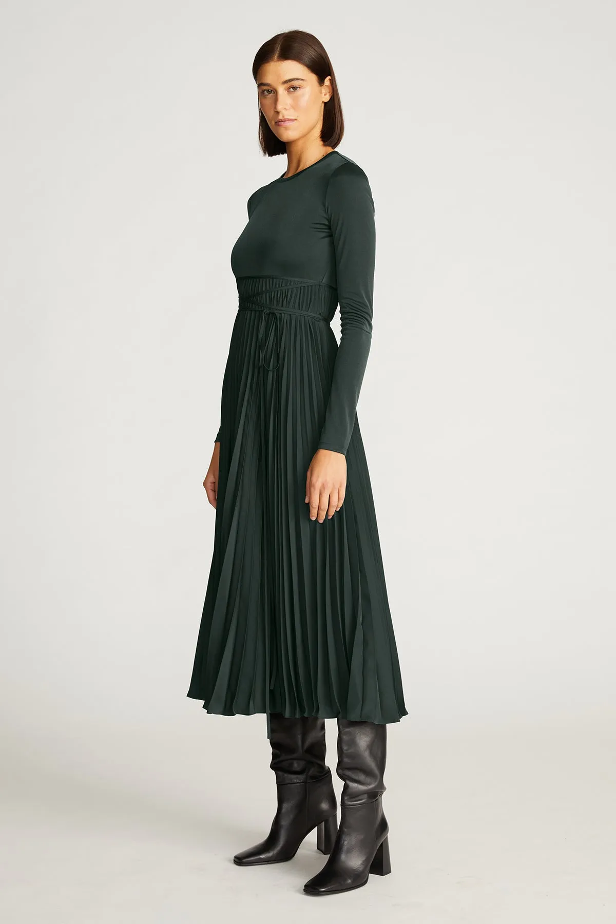 Doreen Dress In Gloss Jersey sold by H by Halston