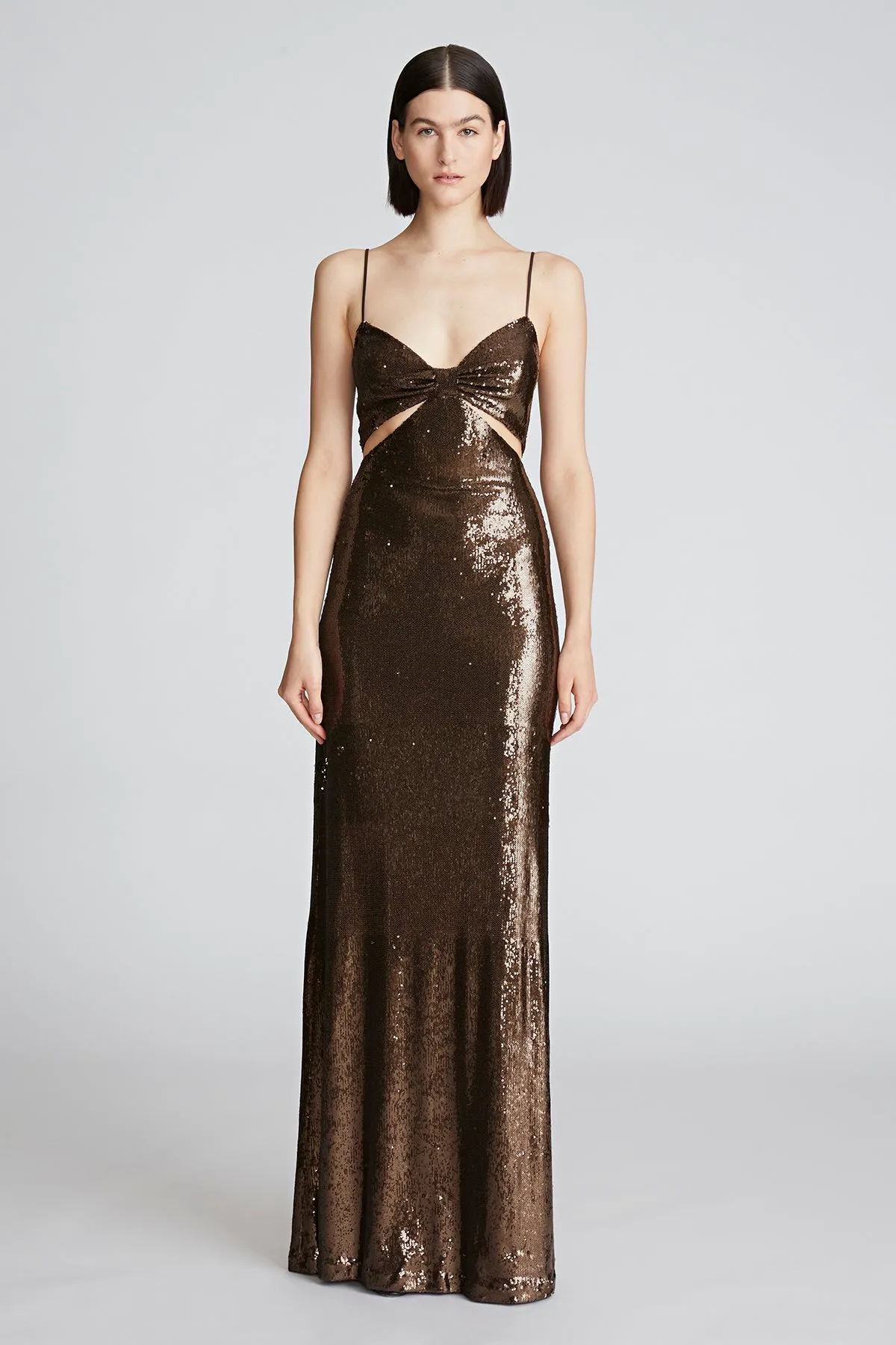 Chloe Gown In Sequins sold by H by Halston