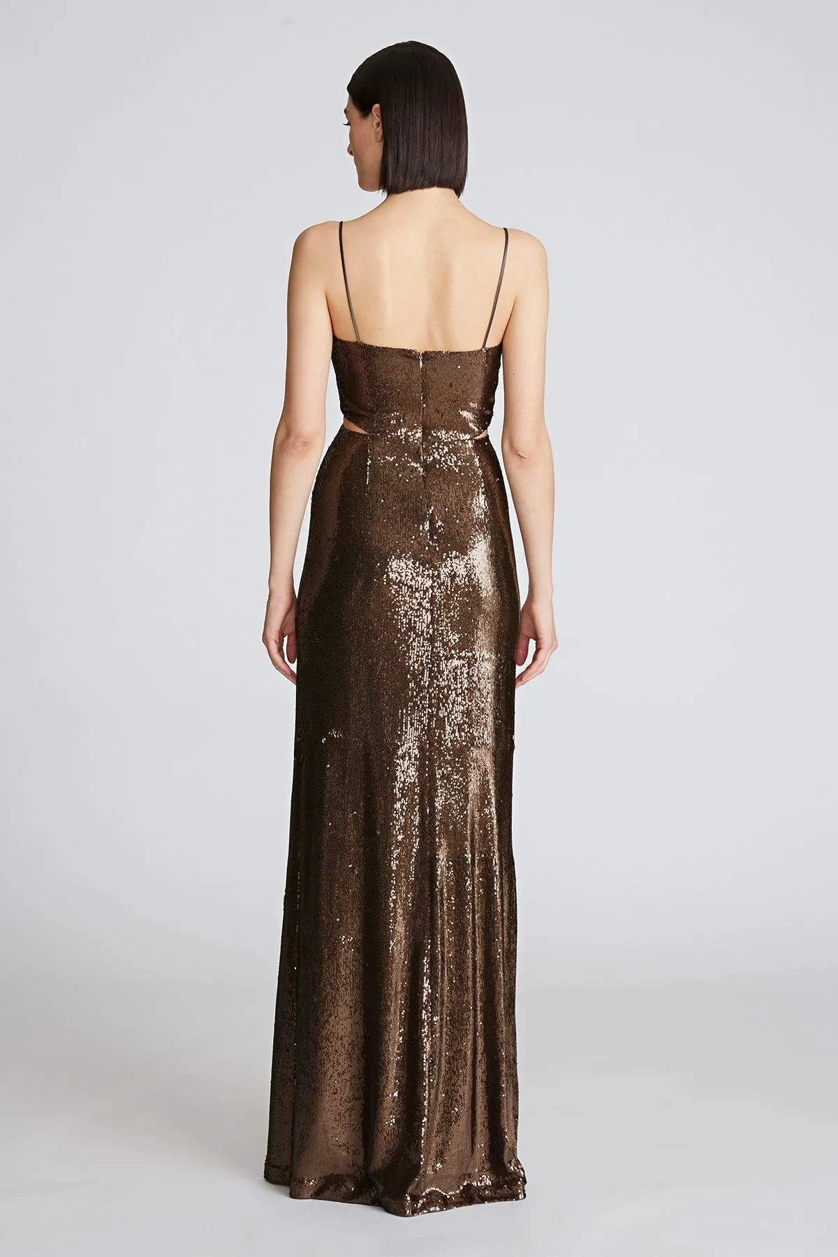 Chloe Gown In Sequins sold by H by Halston product image thumbnail 2