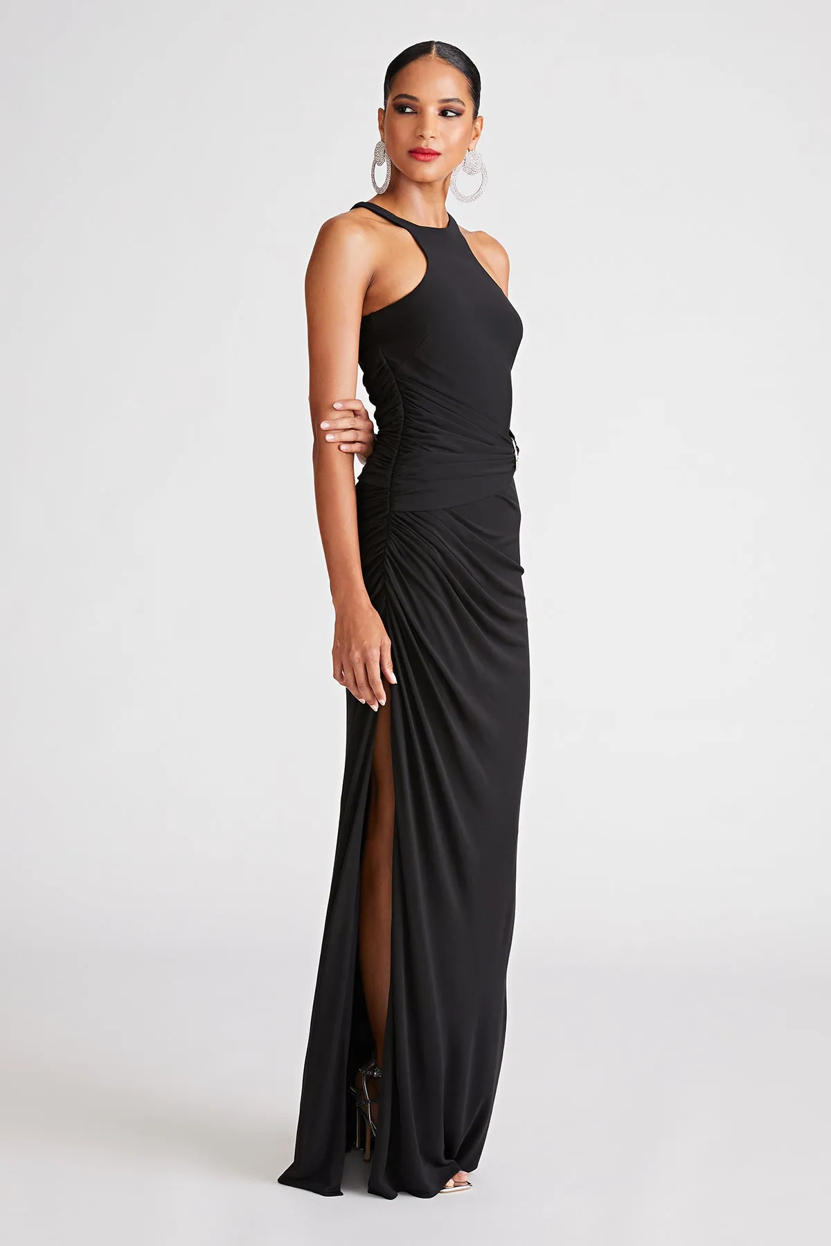 Lang Gown In Jersey sold by H by Halston product image thumbnail 5