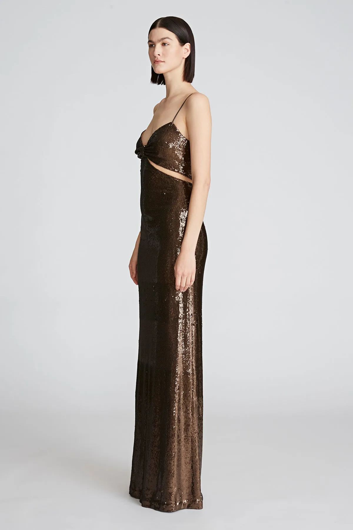 Chloe Gown In Sequins sold by H by Halston product image thumbnail 3