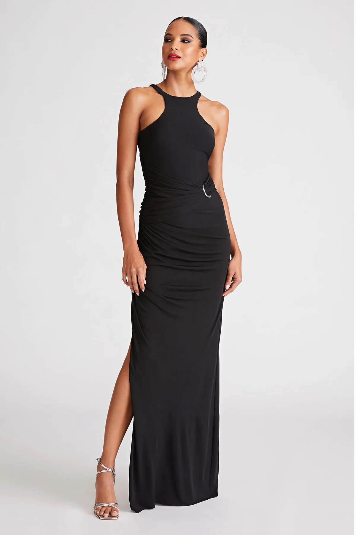 Lang Gown In Jersey sold by H by Halston