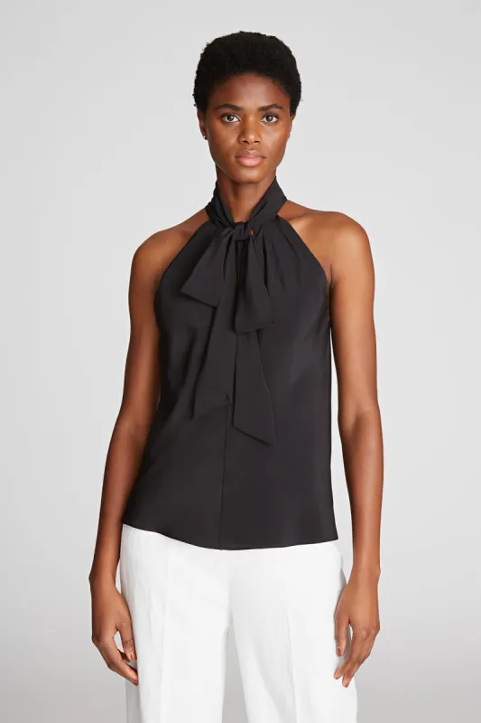 Jillian Top in Crepe De Chine sold by H by Halston