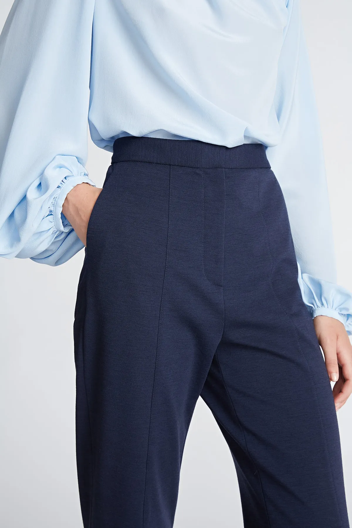 Collins Pant In Knit Suiting sold by H by Halston