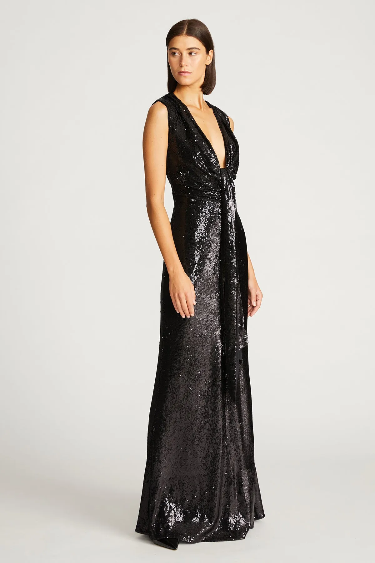 Magdalena Gown In Sequin sold by H by Halston product image thumbnail 3
