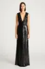Magdalena Gown In Sequin sold by H by Halston